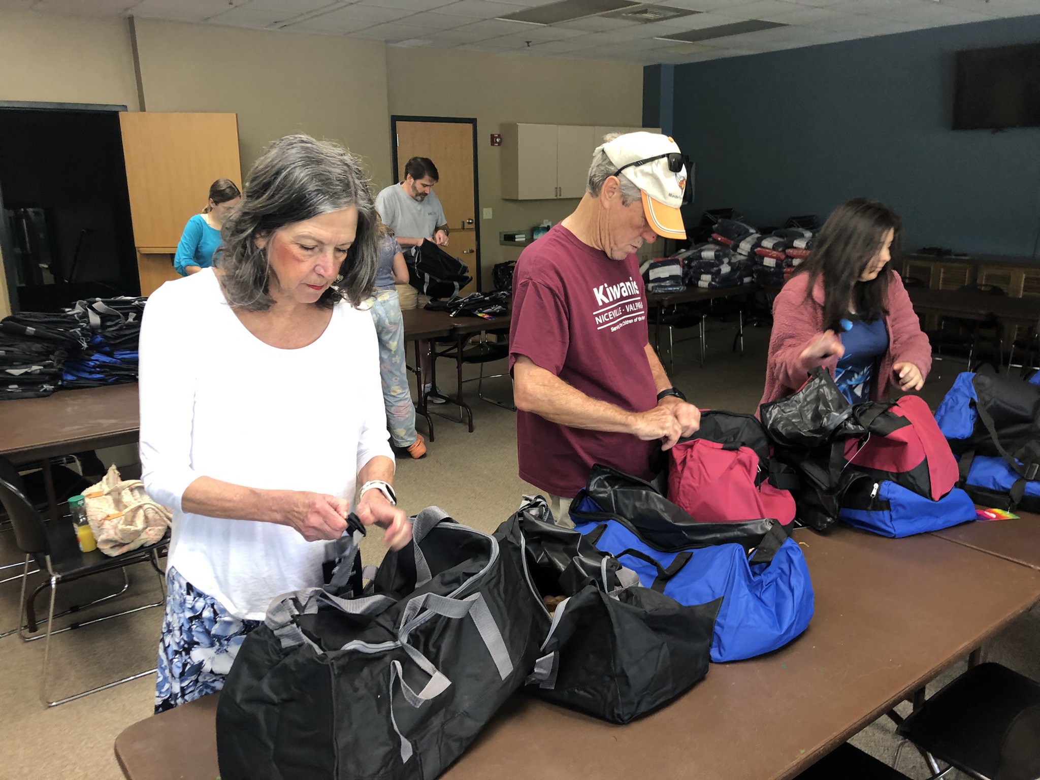 Niceville Kiwanis Donate 240 Duffel Bags to Foster Children Mid Bay News
