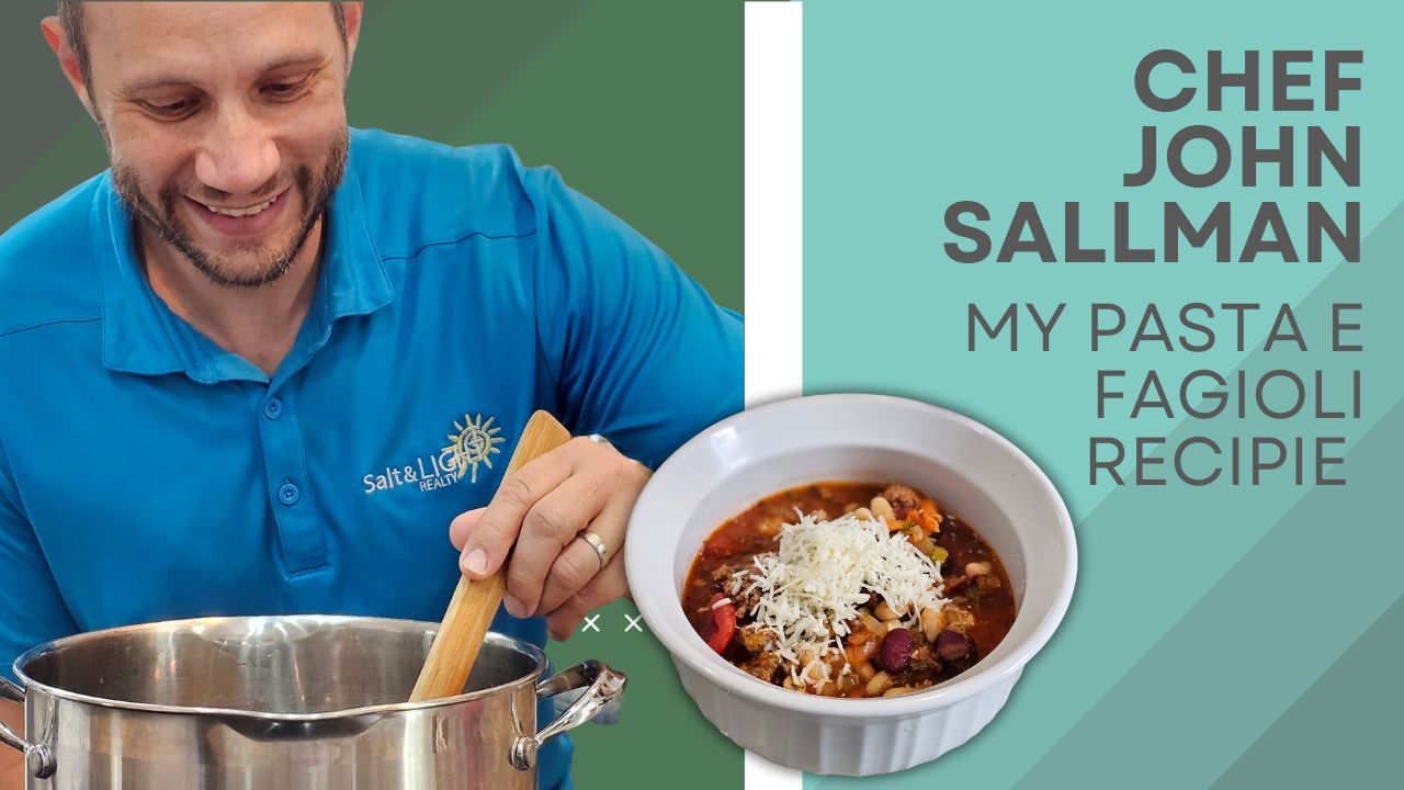 CHEF JOHN SALLMAN My Pasta E Fagioli Recipe Mid Bay News