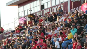 Thousands of fans filled the stands of Crestview North bleachers early to get a glimpse of both teams warming up before their contest. The Eagles would defeat the Crestview Bulldogs 35 to 14.