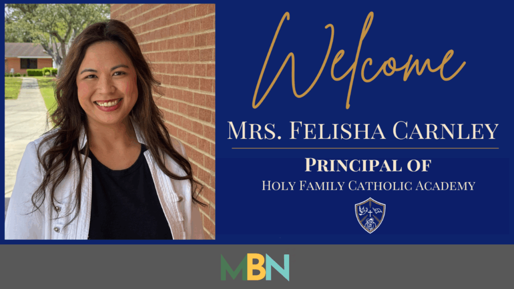 Felisha Carnley has been appointed the first principal of Holy Family Catholic Academy in Niceville, bringing years of experience and deep ties to the local Catholic community as the school prepares to open its doors.