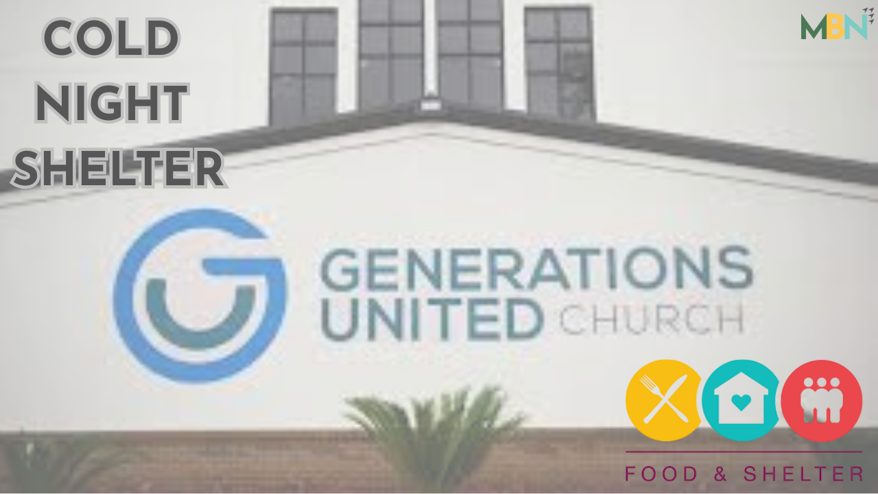 Generations United Church in Niceville will open the city’s first cold night shelter this winter to provide safe, warm overnight accommodations for families with children and elderly residents when temperatures drop below 41°F.