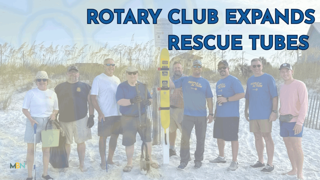 The Rotary Club of Destin is expanding its Public Rescue Tube (PRT) Project to include 26 new rescue tubes at public beach access points across Okaloosa County. This initiative, in partnership with the Rotary Club of Fort Walton Beach, aims to enhance swimmer safety. Each $500 sponsorship covers the cost of the tube, installation, and five years of maintenance. The program is part of a broader regional effort to improve swimmer safety along Northwest Florida beaches. Sponsorships are still available for the Okaloosa County expansion.
