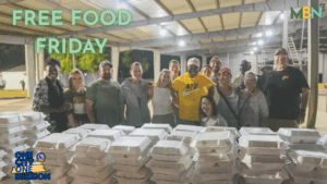 Crestview residents have launched a volunteer initiative called Friends Taking Care of Friends to help families affected by the government shutdown through weekly Free Food Friday events offering meals and supplies at the Old Spanish Trail Amphitheater.
