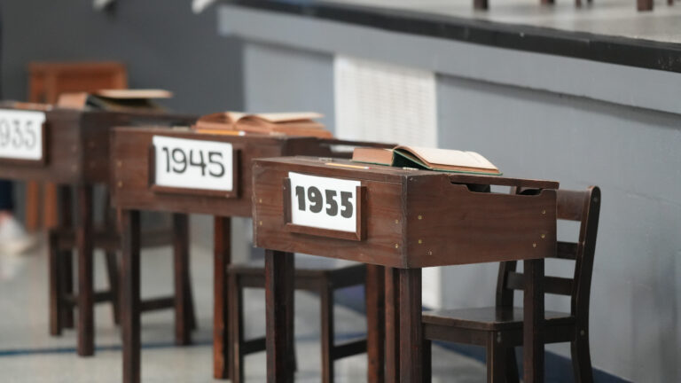 School Desks at Edge Elementary