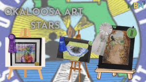 Okaloosa County middle school students earned top honors in the 2025–2026 Art in the Capitol Competition, with their artwork showcased at the Florida Capitol.