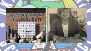 Ruckel Middle School dedicated its new cafetorium to former principal Dr. Ginny Morgan, honoring her decades of leadership and lasting impact on students, staff, and Okaloosa County education.
