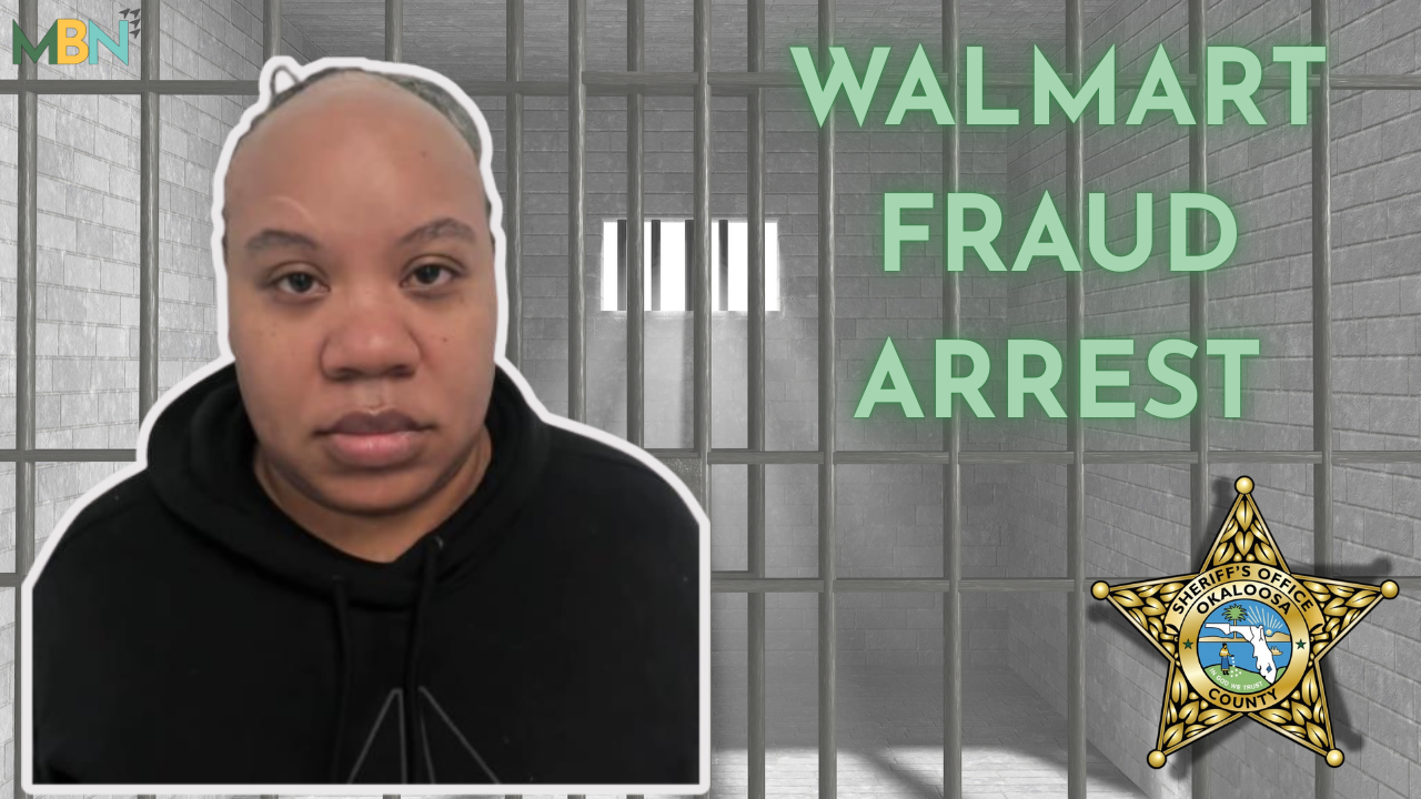 Law enforcement says an Arkansas woman allegedly carried out six fraudulent credit card transactions at two Okaloosa County Walmart locations in 2021 and was arrested on a warrant in December 2025.