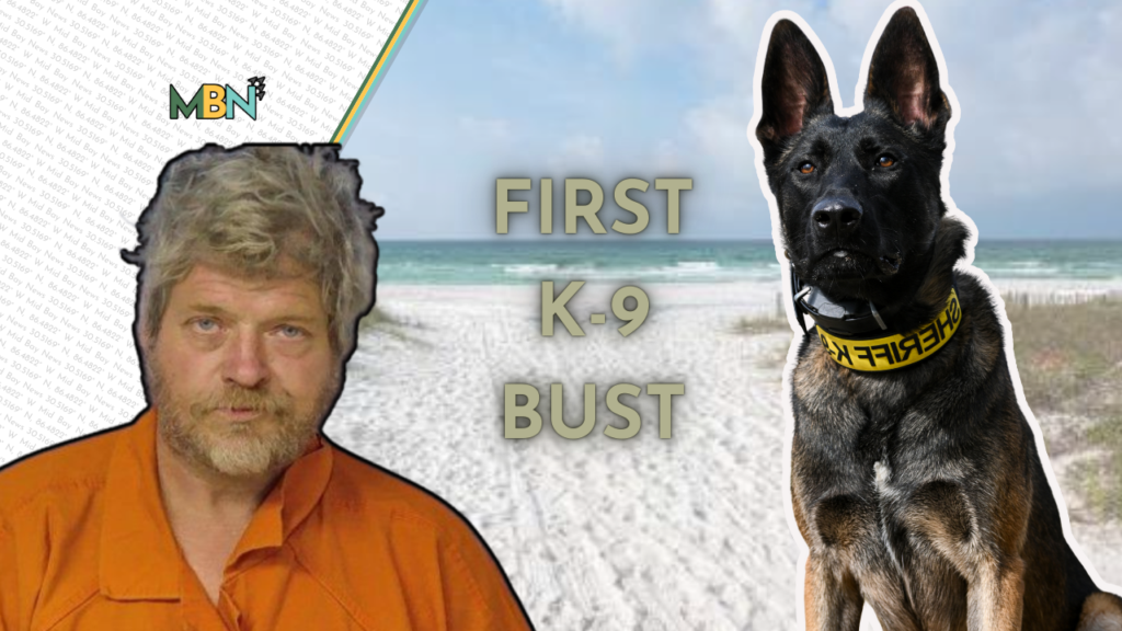 Walton County’s newest K-9 hit the streets running — and his first traffic stop already put a suspected meth dealer behind bars.