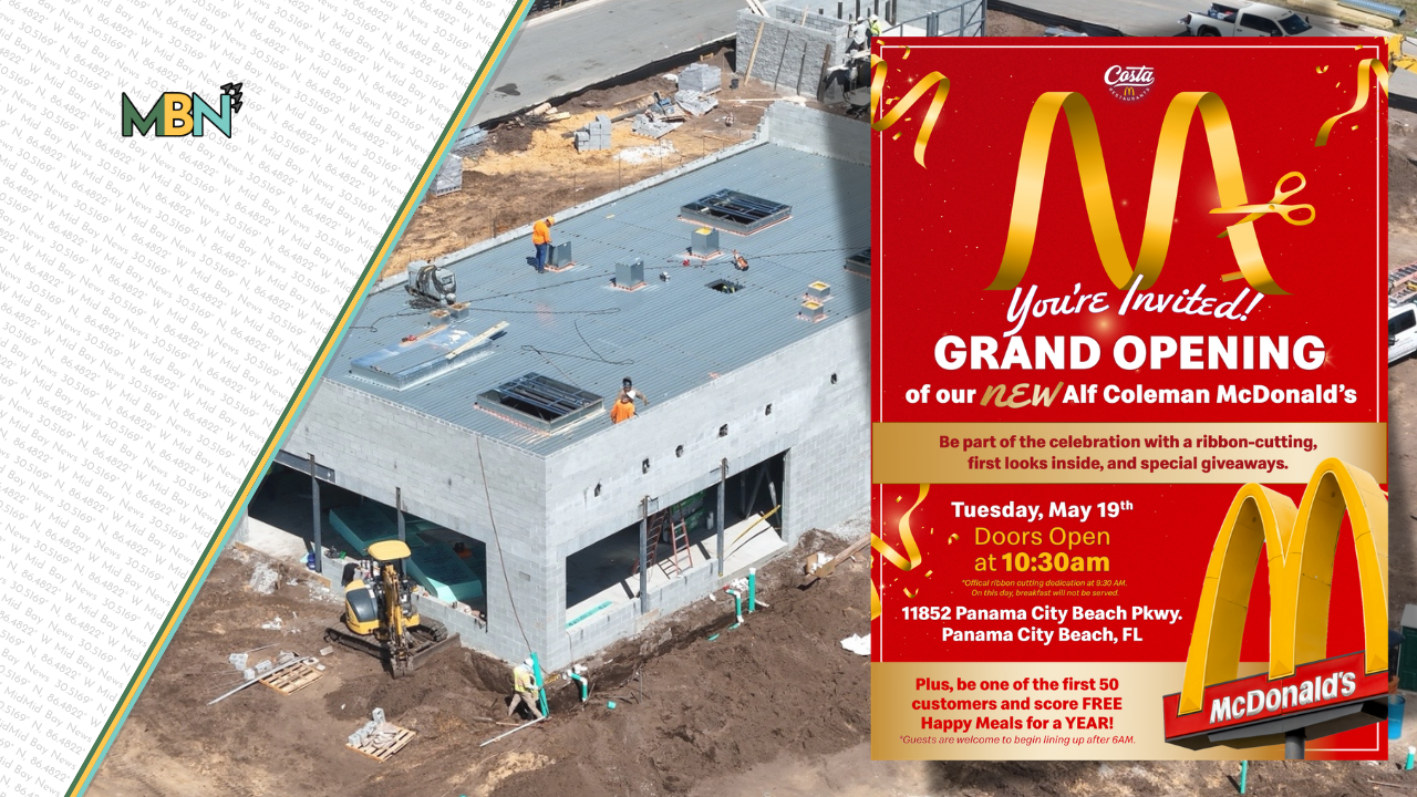 Big news for Panama City Beach! A brand-new McDonald’s is opening its doors with free meals, job opportunities, and community celebrations you won’t want to miss.