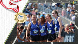 RBCS girls 4x800m relay team captures first state title in school history with a 9:28.81 performance at UNF’s FHSAA 1A championship meet.