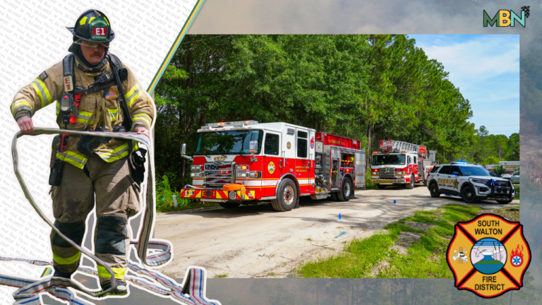 Firefighters in South Walton successfully contained a nearly six-acre woods fire and extinguished a house fire within hours of each other Monday afternoon.