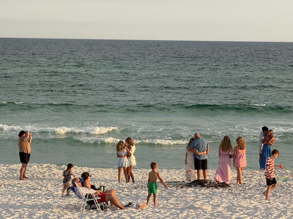 Family Photo Shoot at Sunset on 30A, Walton County.