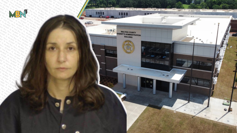 Walton County deputies arrested a Freeport woman after alleging she attacked her elderly father and illegally possessed firearms as a convicted felon.