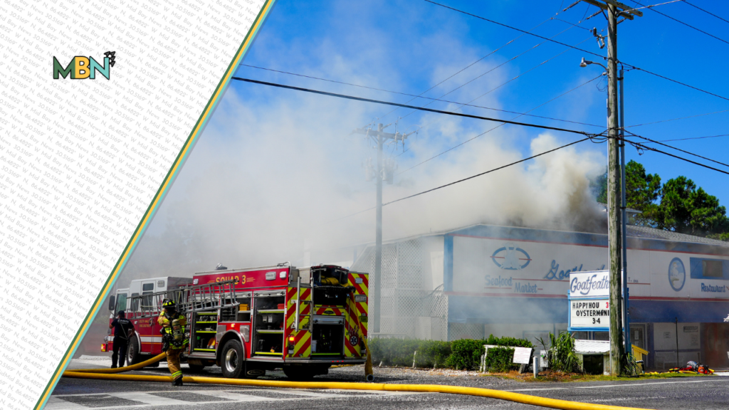 A two-alarm commercial fire caused significant damage to Goatfeathers Seafood Market in Santa Rosa Beach Wednesday, with investigators saying the blaze likely began accidentally in the kitchen.
